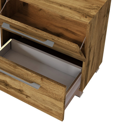 Thumbnail - HELD MÖBEL Waschbeckenunterschrank »Livorno«, BxHxT: 60 x 54 x 35 cm - bunt