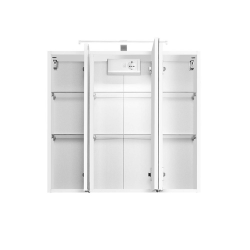 Thumbnail - HELD MÖBEL Spiegelschrank »Bologna«, Höhe: 64 cm, Tiefe: 20 cm, weiß - weiss
