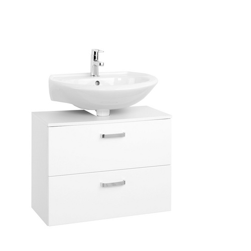 Thumbnail - HELD MÖBEL Waschbeckenunterschrank »Bologna«, BxHxT: 70 x 54 x 35 cm - weiss