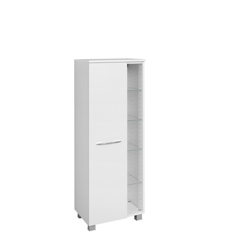 HELD MÖBEL Midischrank »Portofino«, BxHxT: 45 x 122 x 35 cm – weiss