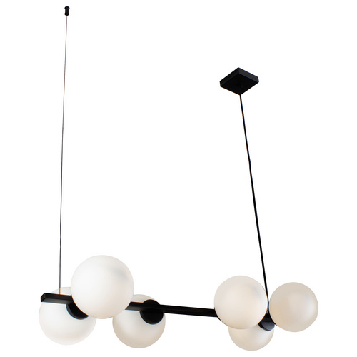 ECO-LIGHT Pendelleuchte »Pluto«, E14, max. 25 W, schwarz-matt/satinweiß