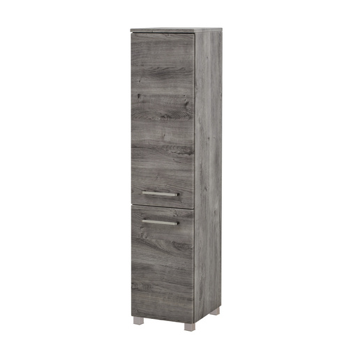 HELD MÖBEL Midischrank »Stockholm«, BxHxT: 30 x 130 x 35 cm – grau