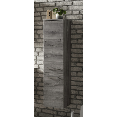 Thumbnail - HELD MÖBEL Midischrank »Stockholm«, BxHxT: 30 x 130 x 35 cm - grau