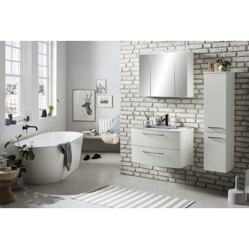 Thumbnail - HELD MÖBEL Spiegelschrank »Stockholm«, Höhe: 64 cm, Tiefe: 20 cm, weiß - weiss