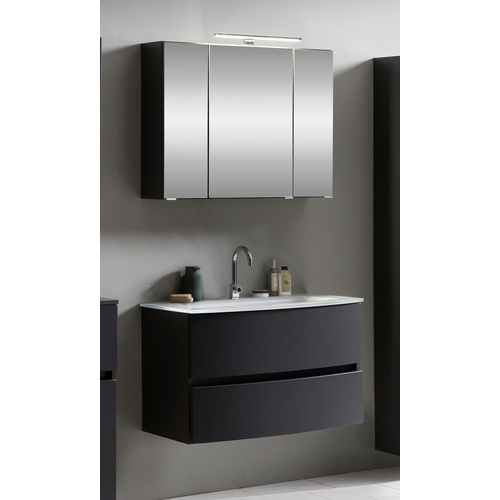 Thumbnail - HELD MÖBEL Waschtisch-Set »KOPENHAGEN«, 4-teilig - grau