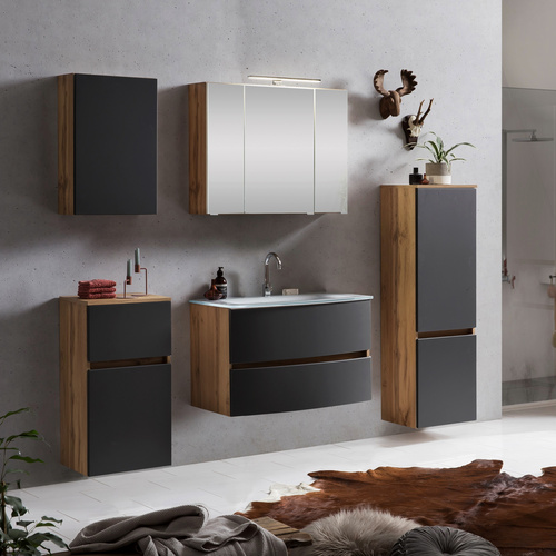 Thumbnail - HELD MÖBEL Waschtisch-Set »KOPENHAGEN«, 7-teilig - grau