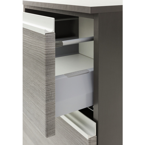 HELD MÖBEL Seitenschrank »Arezzo«, BxHxT: 40 x 180 x 35 cm - grau