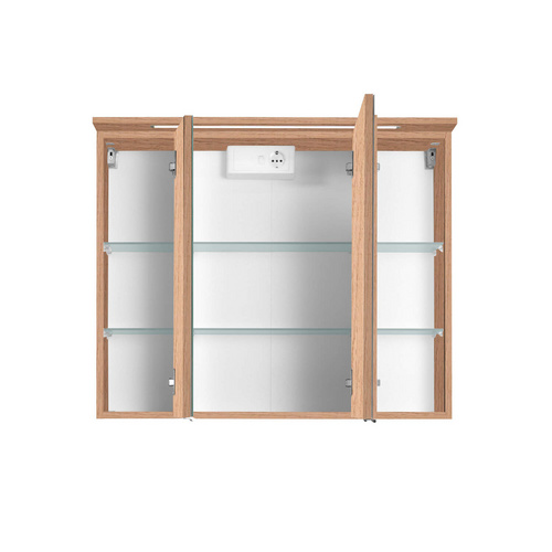 Thumbnail - HELD MÖBEL 3D-Spiegelschrank »Bologna«, BxHxT: 80 x 66 x 20 cm - bunt