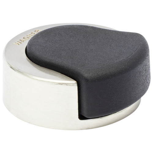 Wagner System Türstopper mit Schraube Edelstahloptik Ø 33 mm