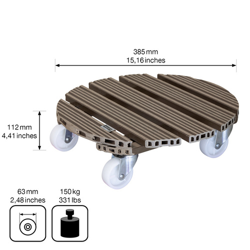 WAGNER SYSTEM Pflanzenroller Ø 38,5 cm,...