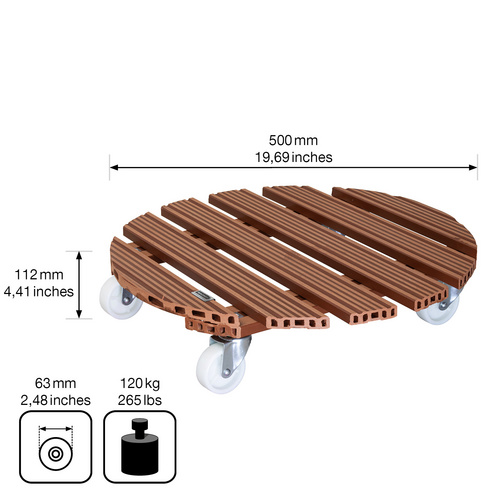 WAGNER SYSTEM Multiroller, Ø 50 cm, WPC...