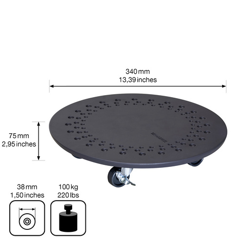 WAGNER SYSTEM Multiroller, Ø 34 cm, Bet...