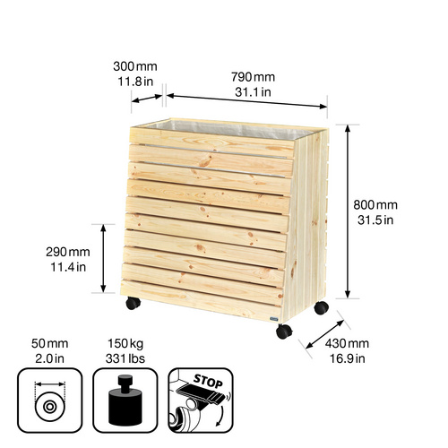 WAGNER SYSTEM Hochbeet »Panel Premium«...