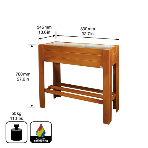 WAGNER SYSTEM Hochbeet, Holz - braun...