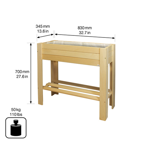 WAGNER SYSTEM Hochbeet, Holz - beige...