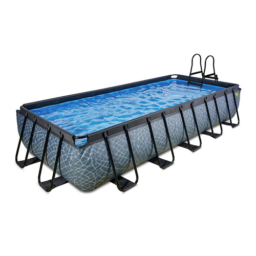 EXIT Toys Pool »Stone Pools«, Breite: 320 cm, 12600 l, grau