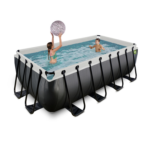 EXIT Toys Pool »Black Leather Pools«, Breite: 253 cm, 8870 l, schwarz