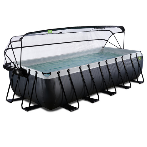 EXIT Toys Pool »Black Leather Pools«, Breite: 335 cm, 13465 l, schwarz