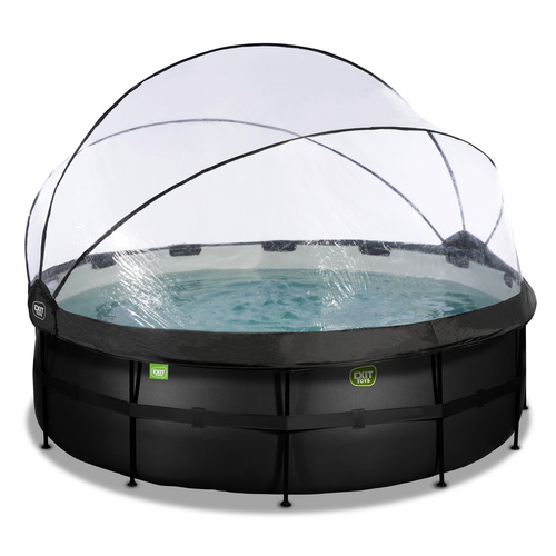 Thumbnail - EXIT Toys Pool »Black Leather Pools«, Ø: 447 cm, 14758 l, schwarz
