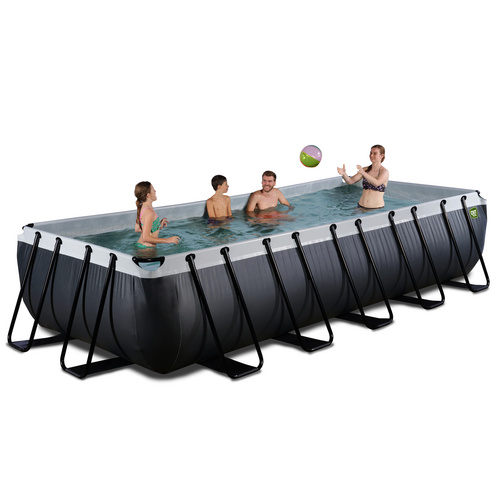 EXIT Toys Pool »Black Leather Pools«, Breite: 320 cm, 12600 l, schwarz