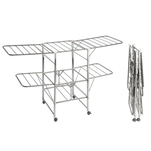 Maximex Standtrockner, BxH: 186 x 58 cm, Metall – silberfarben