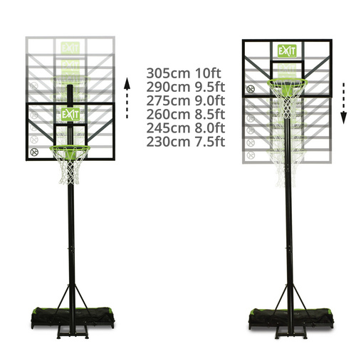 EXIT Toys Basketballkorb, BxL: 106 x 365 cm, grün/schwarz - gruen | schwarz EXIT Toys Basketballkorb, BxL: 106 x 365 cm, grün/schwarz - gruen | schwarz