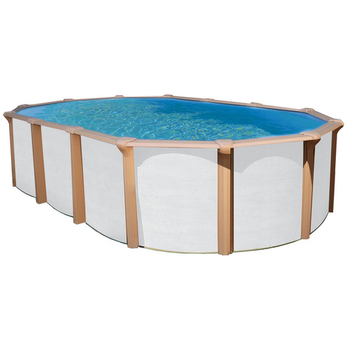 KWAD Stahlwand-Pool »Supreme Set«, 9,2x4,6x1,32 m - weiss