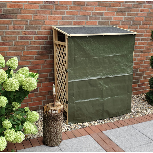 PROMADINO Kaminholzregal »SPEYER«, BxHxL: 119,5 x 148 x 68 cm, inkl. Wetterschutz - beige (Rabatt: 10 %) PROMADINO Kaminholzregal »SPEYER«, BxHxL: 119,5 x 148 x 68 cm, inkl. Wetterschutz - beige (Rabatt: 10 %)