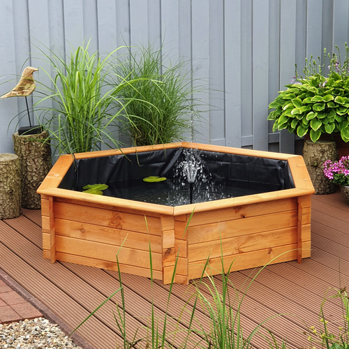 PROMADINO Hochteich, sechseckig, B x L: ...