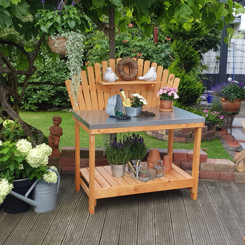 PROMADINO Pflanztisch »Helga«, BxHxT: ... PROMADINO Pflanztisch »Helga«, BxHxT: ...