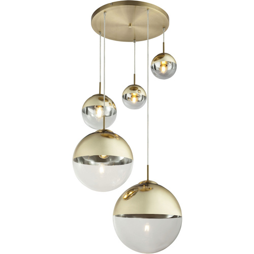 Globo Lighting Hängeleuchte ¦ gold ¦ Maße (cm): H: 150 Ø: 65.0 Lampen & Leuchten > Hängeleuchten - Sconto - Bild 3