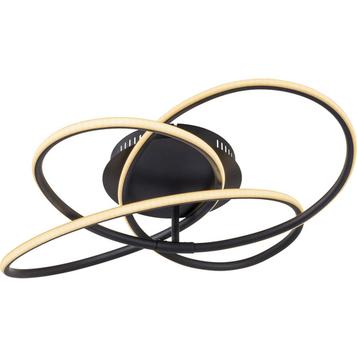 Globo Lighting Deckenleuchte schwarz Maße (cm): H: 12,7 Ø: 60 - Höffner - Bild 3