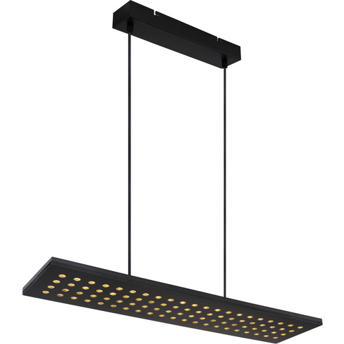 GLOBO LIGHTING Hängeleuchte, (BxHxL): 20 x 120 x 80 cm, Metall, 40 W - schwarz
