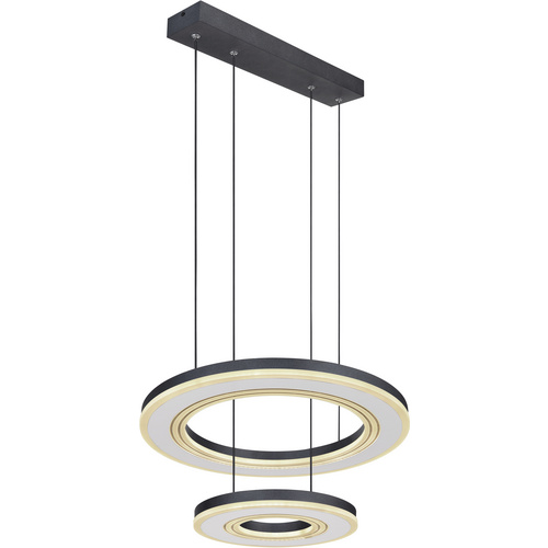 Globo Schwarz Hängeleuchte - Blasius - Metall - Ø 50Cm - Led - Bild 3