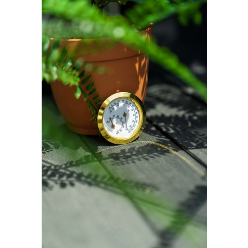 Thumbnail - PERGART Hygrometer, Messing/Stahl - goldfarben