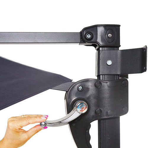 Thumbnail - MVG Wandschirm »MVG-HA007«, 300 x 280 cm, Wandmontage - grau