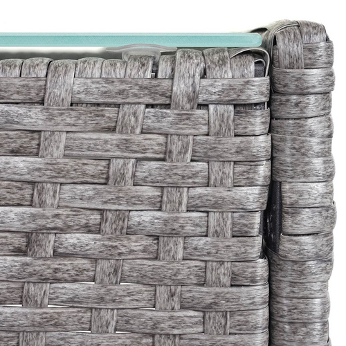 Thumbnail - MVG Gartentisch »MVG-HA028«, 38 x 79 x 48 cm, Glasplatte - grau