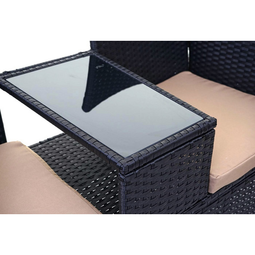 MVG Loungeset »MVG-E24«, Stahl/Glas/Ku...