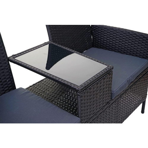 MVG Loungeset »MVG-E24«, Stahl/Glas/Ku...