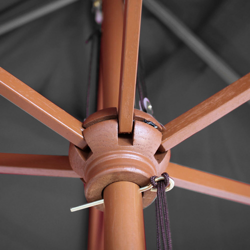 Thumbnail - MVG Sonnenschirm »MVG-HA001«, 300 x 200 cm, Befestigungsmöglichkeit in 3 verschiedenen Höhen - grau