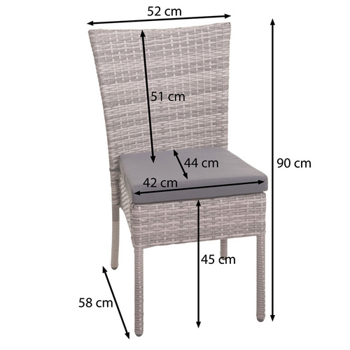 MVG Gartensessel »MVG-G19«, 2er Set, s...