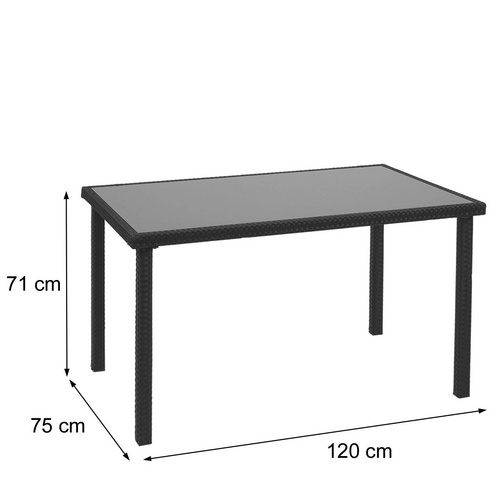 MVG Gartentisch »MVG-G19«, 120 x 75 cm...