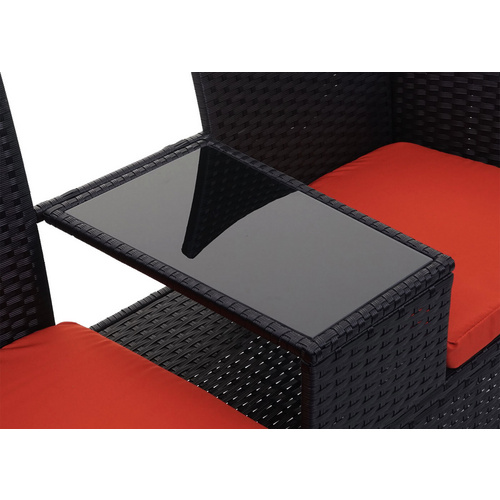 MVG Loungeset »MVG-E24«, Stahl/Glas/Ku...