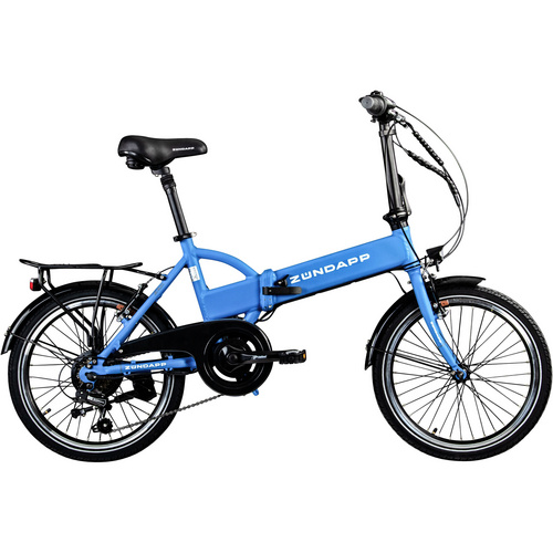 ZÜNDAPP E-Bike 20 Zoll, RH: 37 cm, 6-Gang - blau