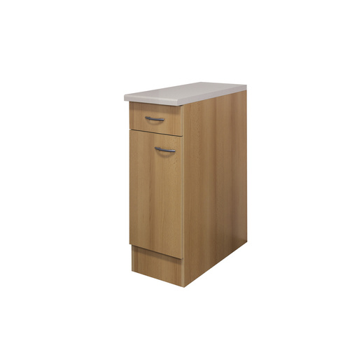 Flex-Well Classic Unterschrank Nano 30 cm Buche Nachbildung