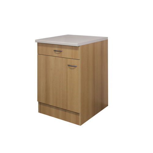 Flex-Well Classic Unterschrank Nano 60 cm Buche Nachbildung