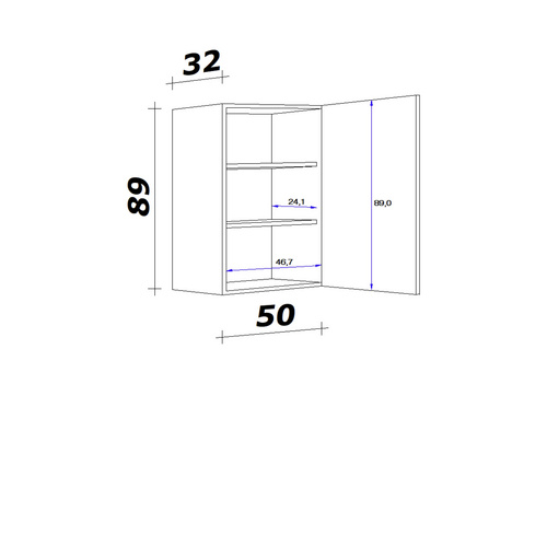 Flex-Well Hängeschrank »Riva«, melami...