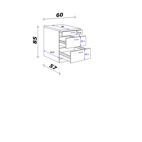 Flex-Well Auszugsunterschrank »Nano«, ...