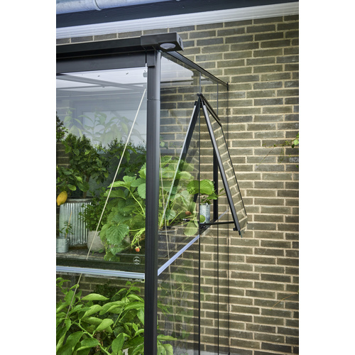 HALLS Gewächshaus »Qube Lean-to«, sch...