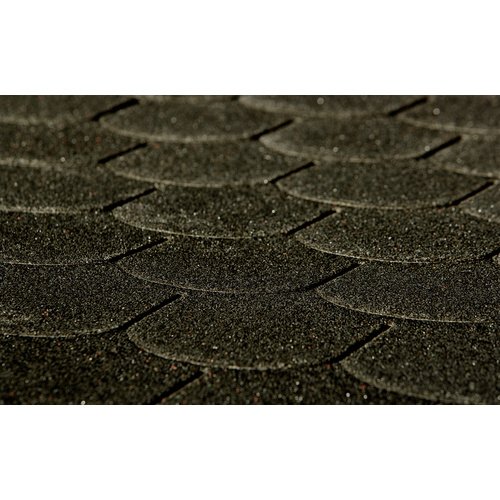 WEKA Dachschindel, Biberschwanz, schwarz, 3m²